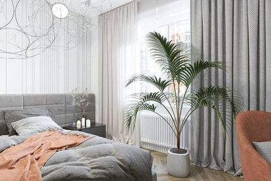 Трехкомнатная квартира 82 м2. Красноярск. ЖК Перья.